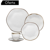 Peças de Jantar em Porcelana Conjunto de Luxo - OFERTA POR TEMPO LIMITADO