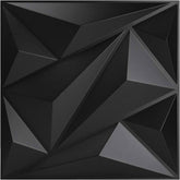 Painel de Parede Decorativo 3D com Design Diamante com 12 unidades