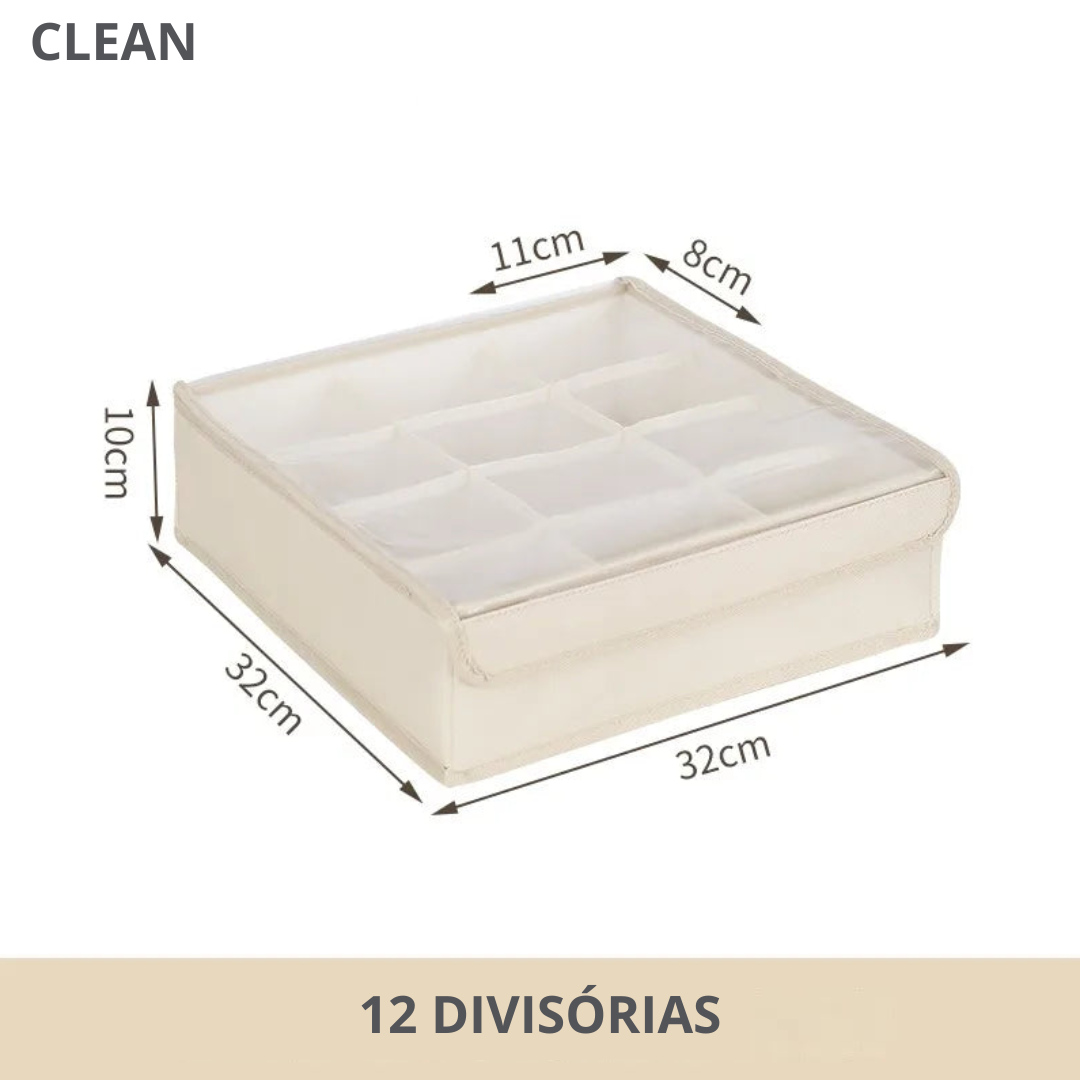 Organizador - Clean - 12 divisórias