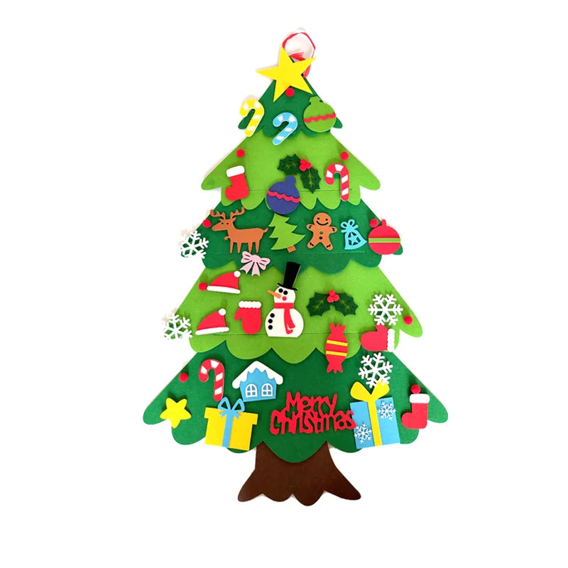 Árvore de natal infantil com Pisca "Minha Árvore para mim"