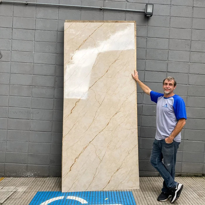 Revestimento de Mármore Flexível 280x122cm 3mm