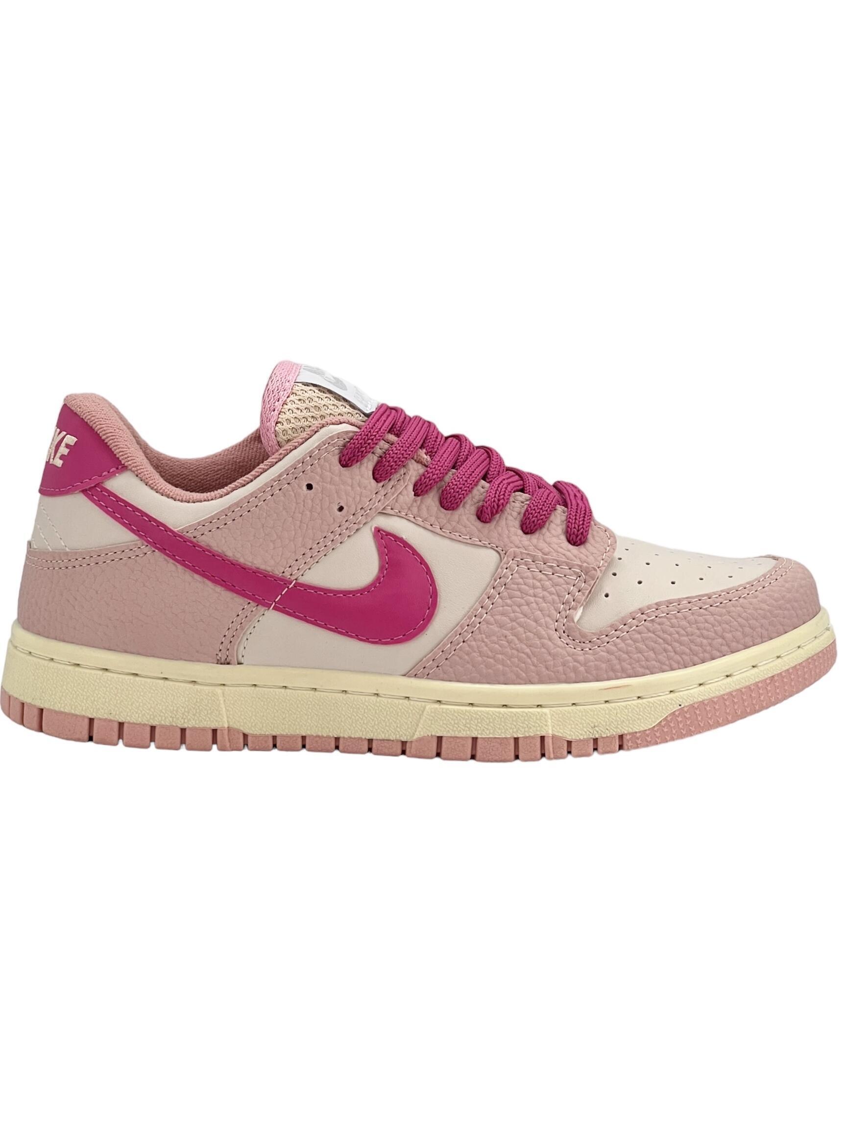 TĂȘnis Nk cut premium edition croco - Rosa/Bege