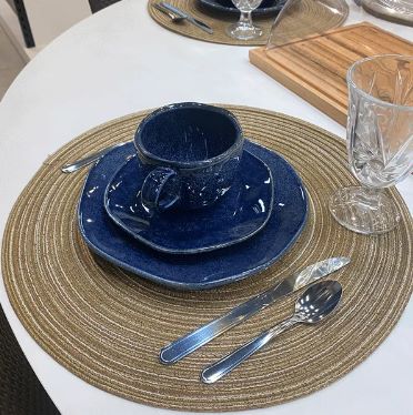 54 Peças Aparelho de Jantar em Porcelana Conjunto de Luxo Safira Oxford® - OFERTA ESPECIAL 13/11