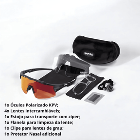 Fusion™ Óculos de Sol Kapvoe Polarizado + 3 Lentes