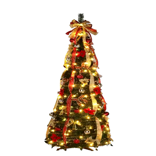 Árvore de Natal Retrátil - Fácil instalação, Super elegante & Charmosa (OFERTA DA BLACK) + BRINDE EXCLUSIVO