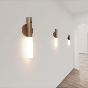Luminária LED de Parede com Sensor de Movimento Recarregável e Base Removível