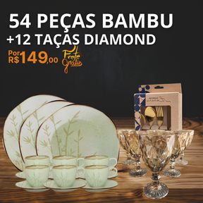 Jogo de Jantar Americano 54 Peças