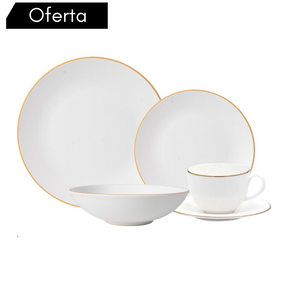 Aparelho de Jantar e Chá - Porcelana