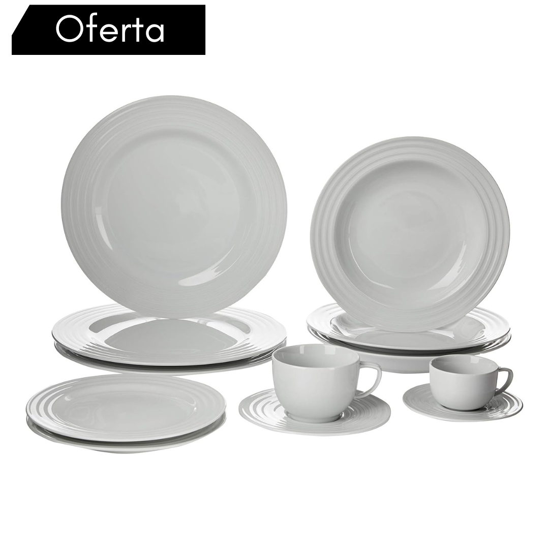 Aparelho de Jantar [Chá Café] [42 PEÇAS EM PORCELANA]