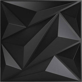 Painel de Parede Decorativo 3D com Design Diamante com 12 unidades