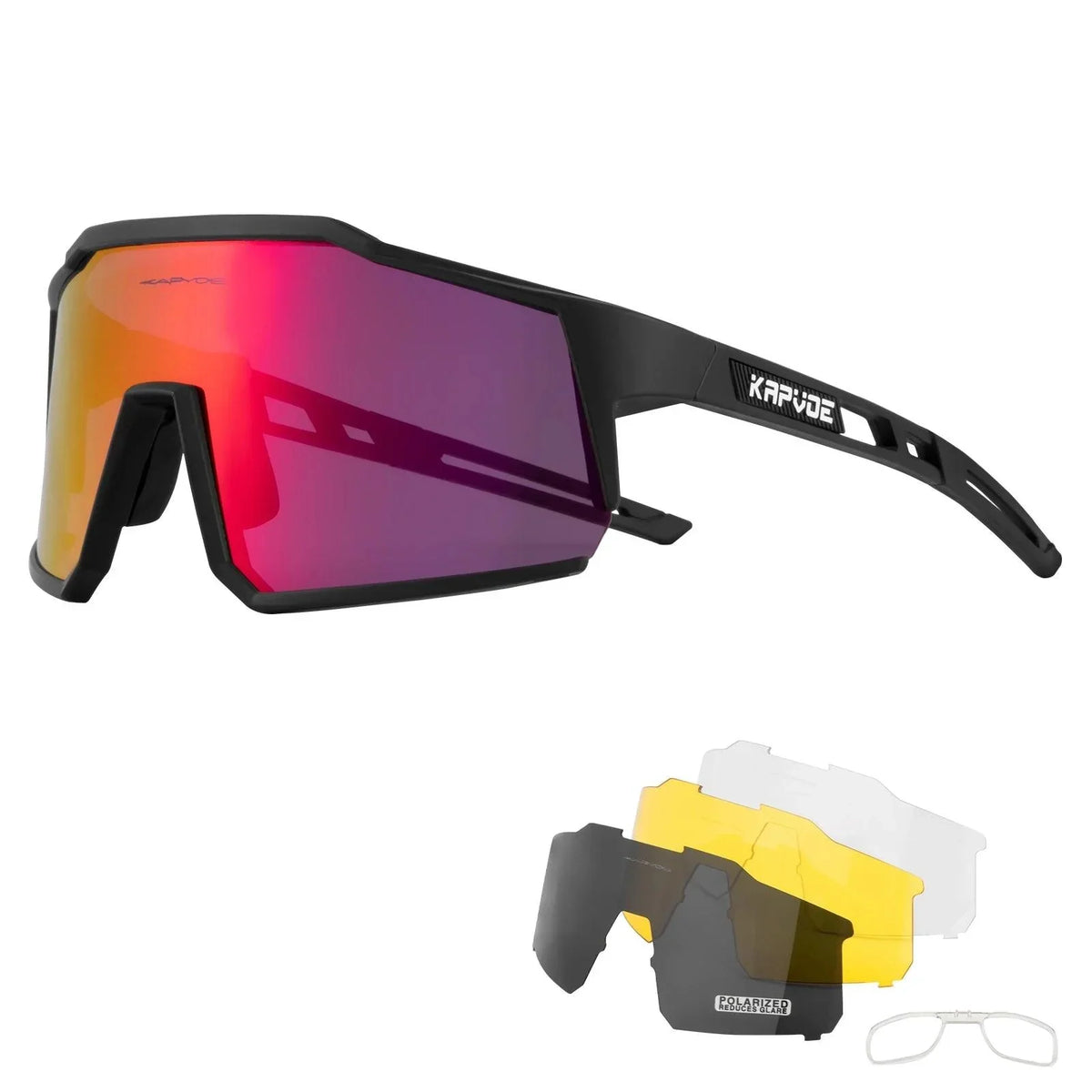 Vortex™ Óculos de Sol Kapvoe UV400 + 3 Lentes
