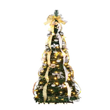 Árvore de Natal Retrátil - Fácil instalação, Super elegante & Charmosa (OFERTA DA BLACK) + BRINDE EXCLUSIVO