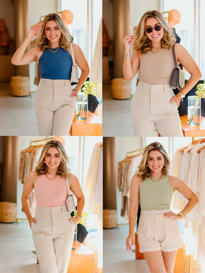 [Compre 3 e Leve 4] Regata Marie - Para Mulheres Elegantes | Queima de Estoque Fevereiro | Últimas 12 Unidades Disponíveis