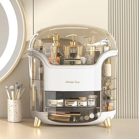Caixa Organizadora Grande Transparente para Cosméticos e Joias
